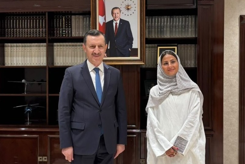 HRH Princess Sarah bint Bandar bin Abdulaziz Al Saud Meets the Ambassador of Türkiye in Riyadh